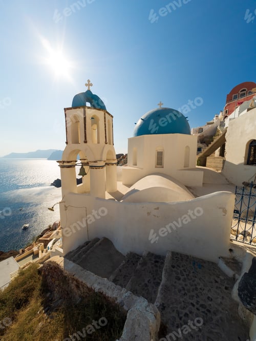 Preview: Church in Oia on Santorini island