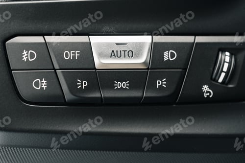 Preview: Buttons panel of the car on the dashboard