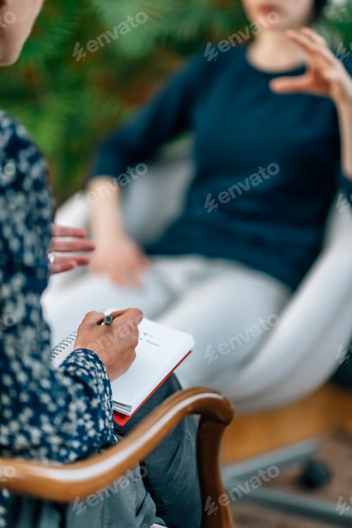 Preview: NLP or Neuro-Linguistic Programming Practitioner Having a Conversation with a Client