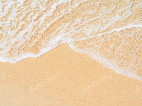 Preview: Beige Background Water Wave Sea Surface Clear Clear Fluid Mockup