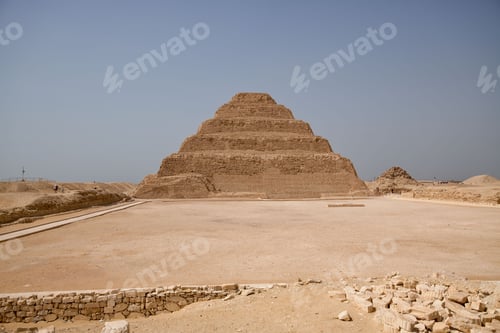 Preview: Iconic Giza Pyramids, located on the outskirts of Cairo, Egypt.