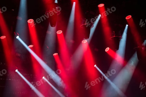 Preview: Bright stage lights during a live concert