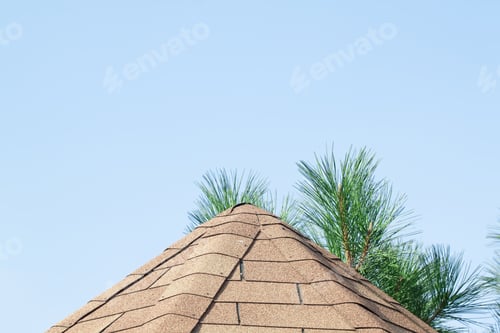Preview: Roof and blue sky