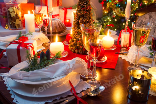 Preview: Specially decorated christmas table