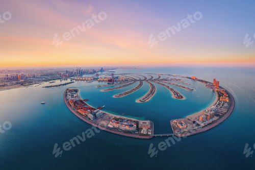 Preview: Dubai Downtown skyline, United Arab Emirates or UAE. Urban city.