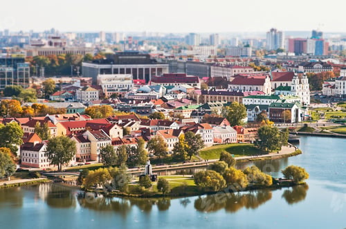 Preview: Minsk city top view