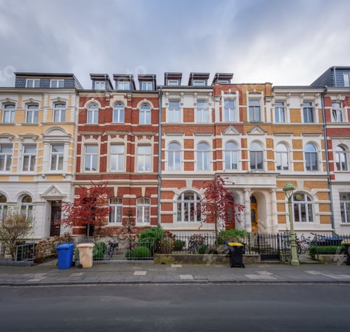 Preview: Colorful Grunderzeit houses in Poppelsdorf district - Bonn, Germany