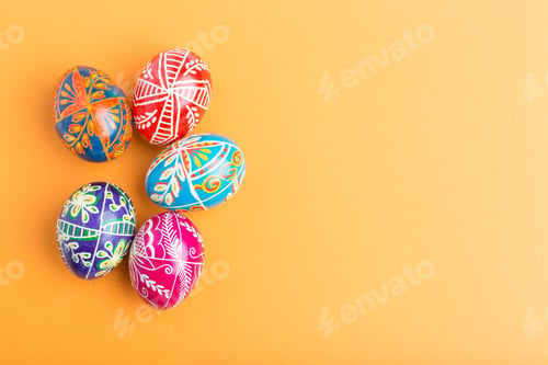 Preview: Colorful easter eggs