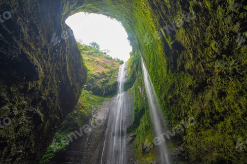 Preview: Nature landscape background in Java island, Indonesia