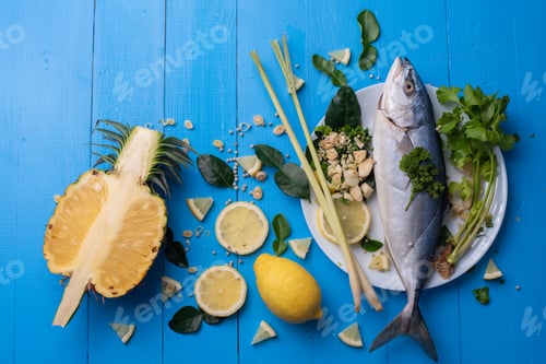 Preview: Seafood background