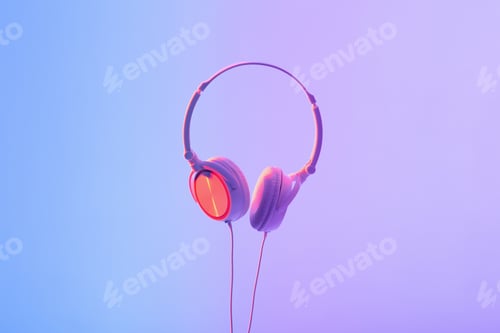 Preview: Modern gadget for hipster, technology, youth style, favorite music and device for relaxation in free