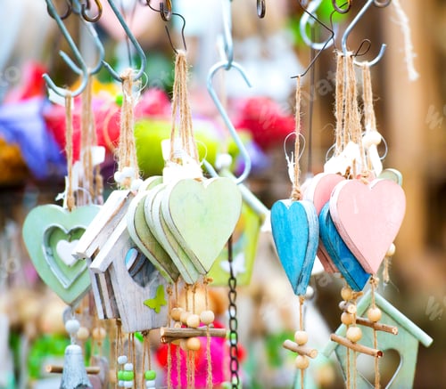 Preview: wooden hearts