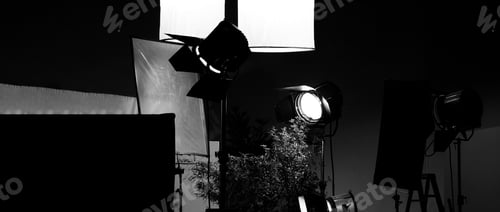 Preview: Film light for video production camera in studio set or Use as studio photo shoot light