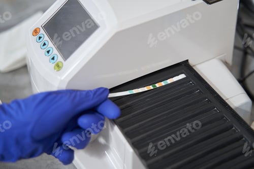 Preview: Medical worker doing medical research in laboratory