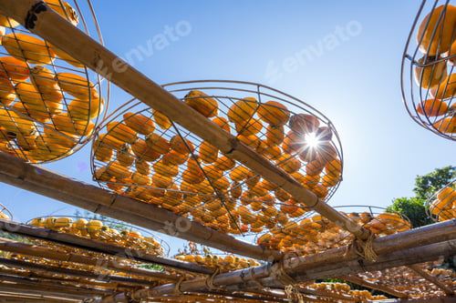 Preview: Sun dried persimmon fruit dried persimmon processing