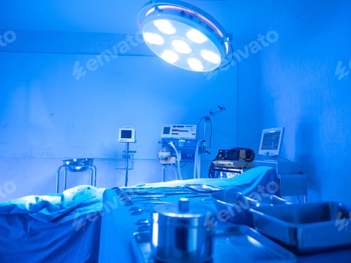 Preview: hospital clinic laboratory tool equipment bed indoor room operation emergency surgical treatment hea