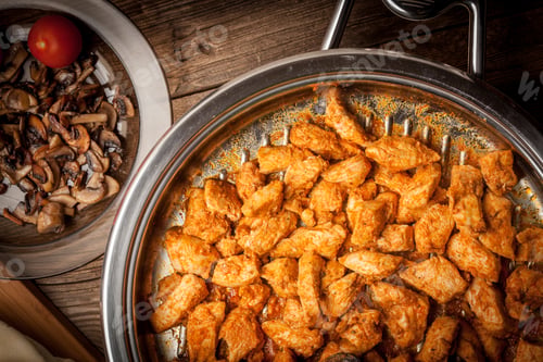 Preview: Pieces of fried chicken.