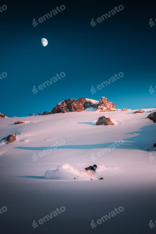 Preview: Powder Skiing Under the Moon