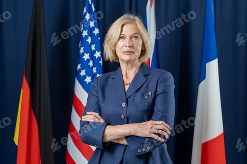 Preview: Confident Politician With Crossed Arms