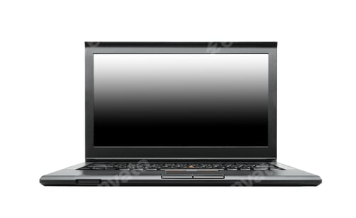 Preview: Laptop on white background