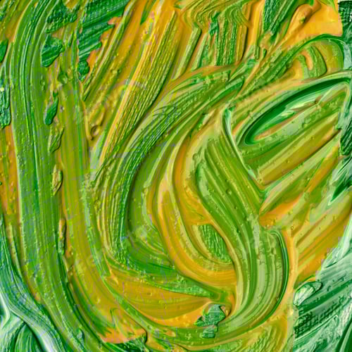 Preview: Green and Yellow Paint Swirls