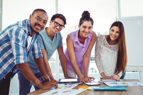 Preview: Creative Business Team At Meeting In Casual Office