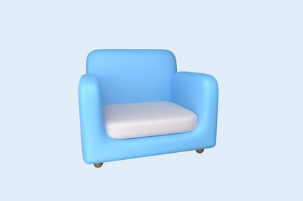 Preview: Armchair 3D Illustration