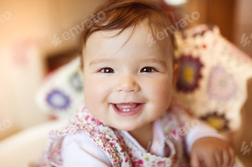 Preview: Happy smiling baby