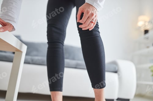 Preview: Physical Injury Of Leg / Knee / Joint At Home.