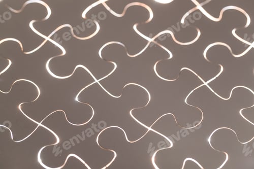 Preview: White puzzle over backlight