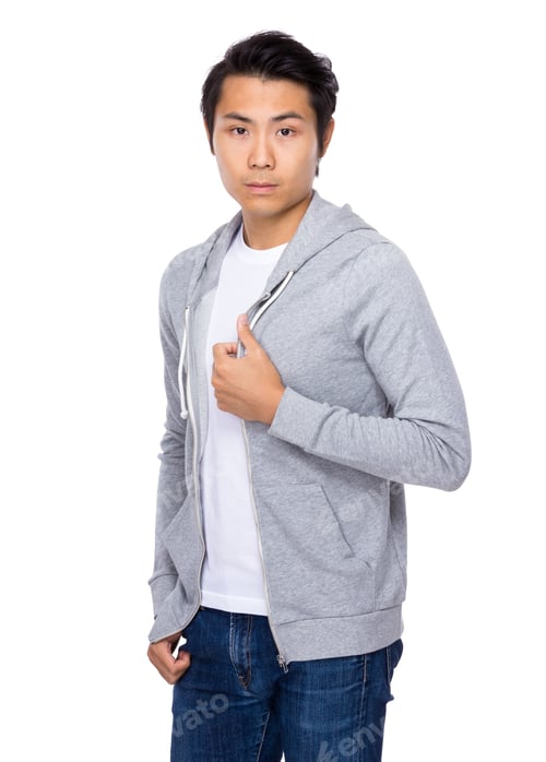 Preview: Asian man portrait
