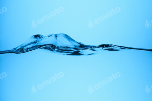 Preview: Blue Water Surface with Ripples and Waves