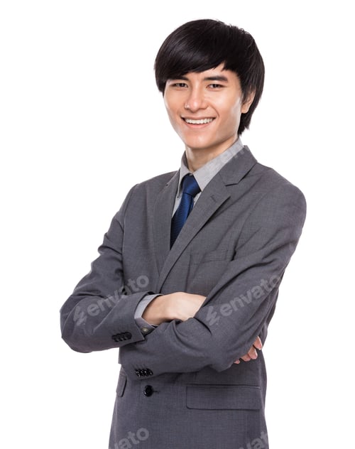 Preview: Asian businessman portrait