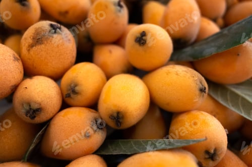 Preview: Loquat Stacked On The Marketplace At Taiwan