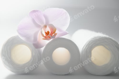 Preview: Cartridges for water treatment systems on white background.