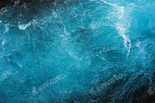 Preview: Close-up of vibrant blue ocean water texture