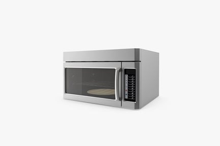 Preview: Stainless Steel Built-In Microwave Oven with Digital Controls