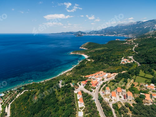 Preview: Drobni Pijesak beach. Aerial view
