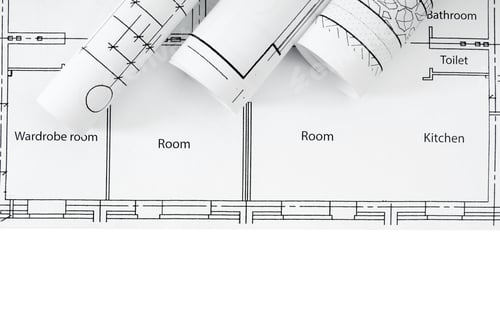 Preview: Repair work. Drawings for building on white a background.