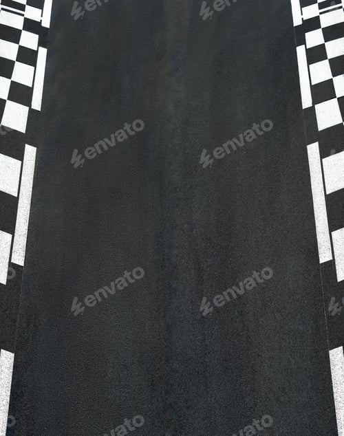 Preview: Car race asphalt on Grand Prix street track