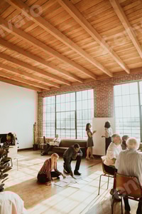 Preview: People working in a modern office