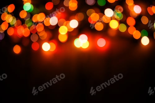 Preview: colorful christmas lights