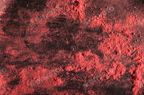 Preview: Freeze dried strawberry powder. Food background.