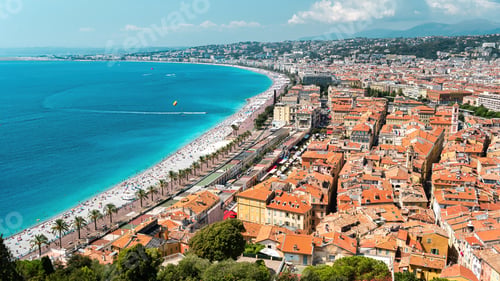 Preview: View of the cote d'Azur in Nice, France