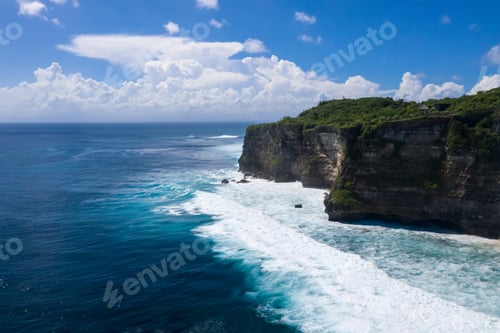 Preview: uluwatu cliff of bali island landscape