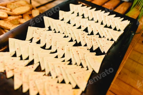 Preview: Cheese buffet bar at a wedding