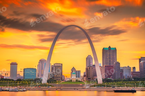 Preview: St. Louis, Missouri, USA downtown cityscape
