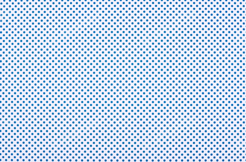 Preview: Blue polka dot pattern on white background