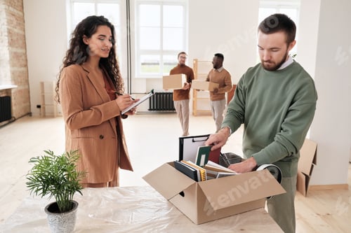 Preview: Checking office stuff before relocation
