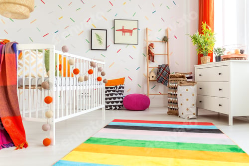 Preview: Newborn room in scandi style